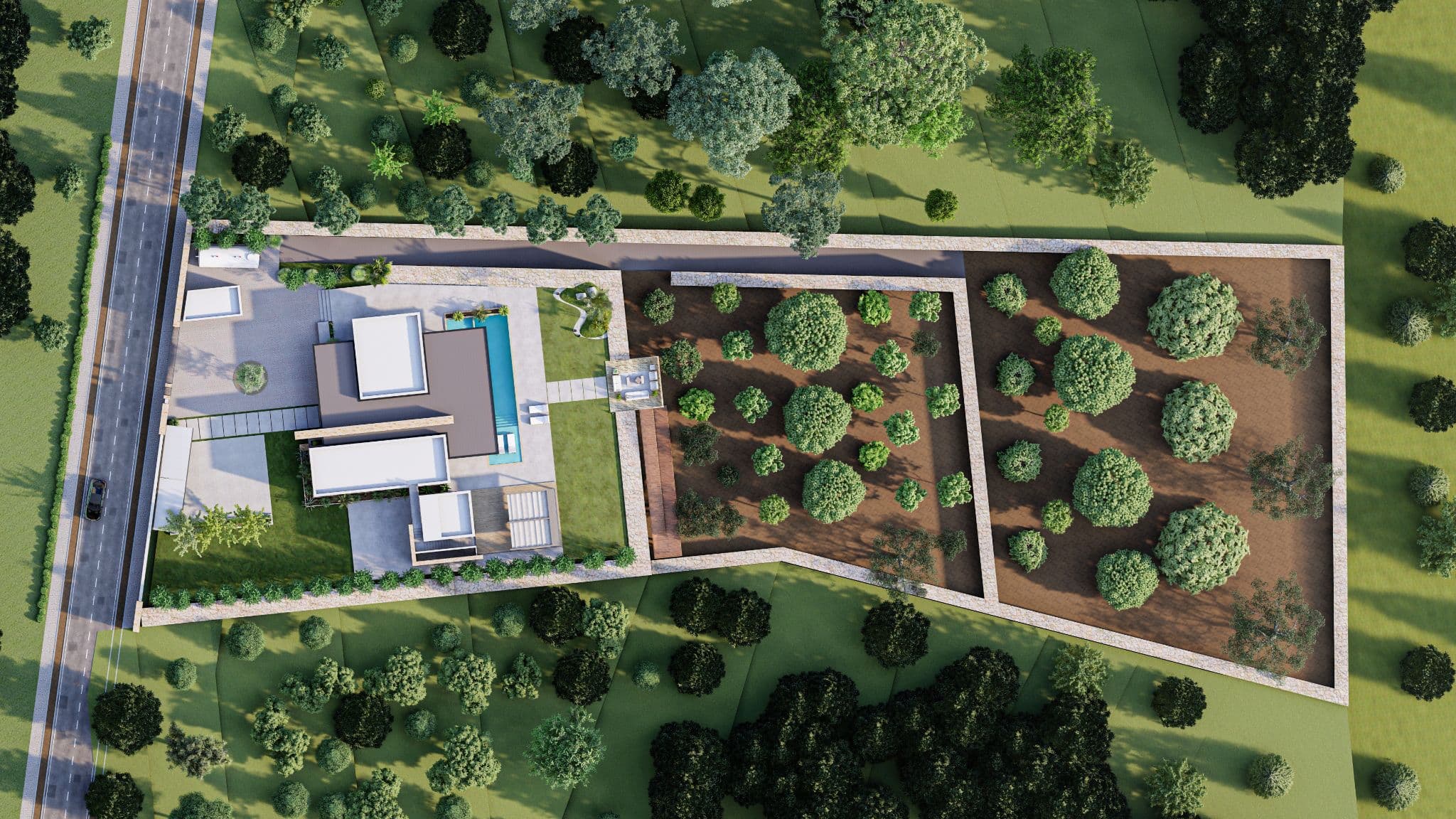 D.M Farmhouse residential design in Al-Salt, Jordan — 2