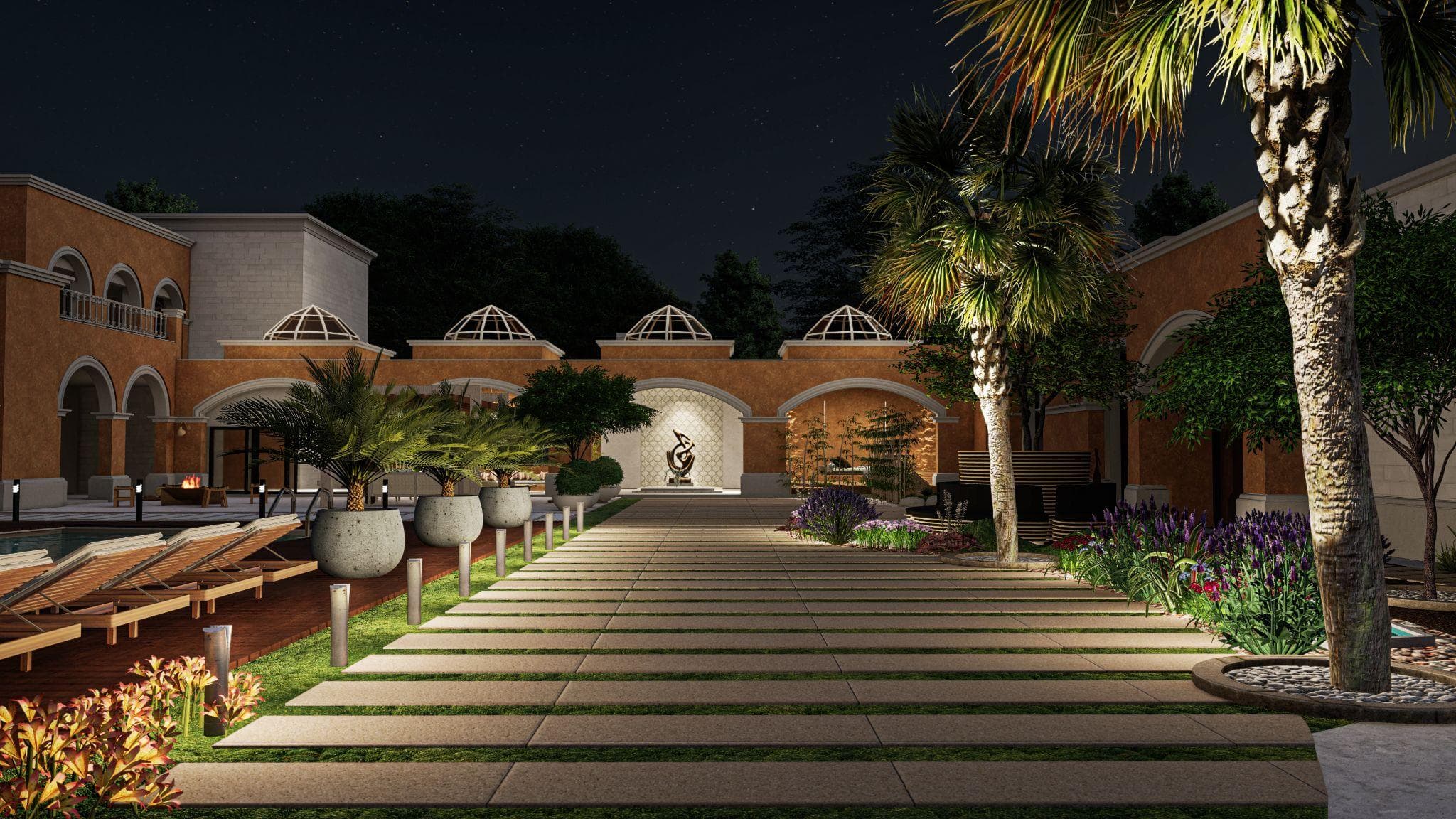 M.A Residence landscape design in Madaba, Jordan — 1