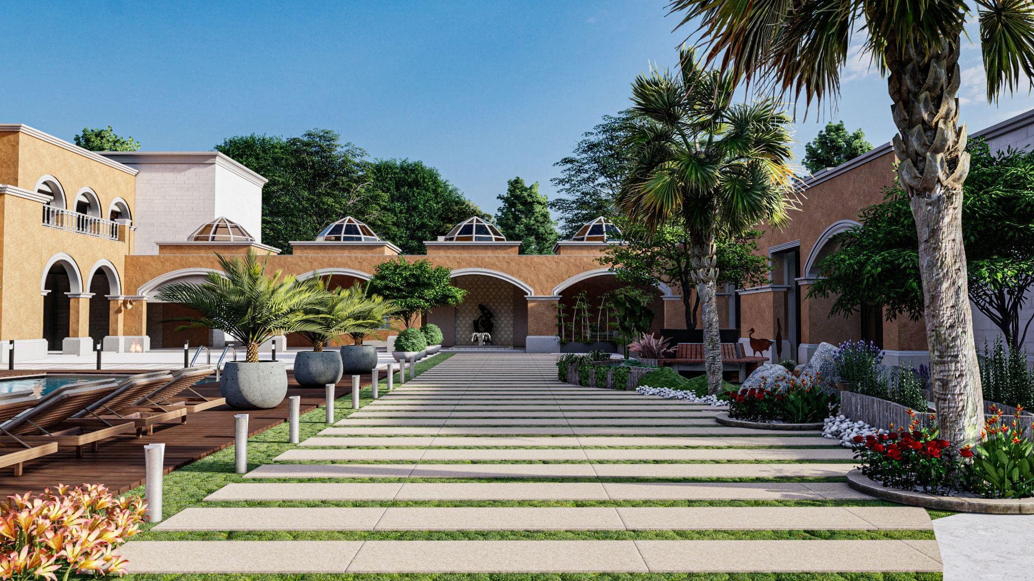 M.A Residence landscape design in Madaba, Jordan — 4