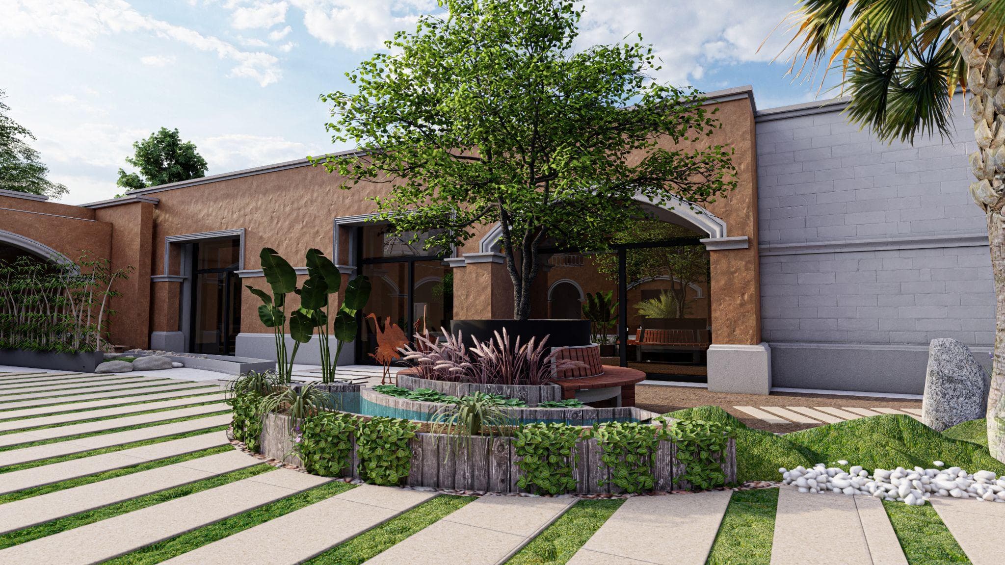 M.A Residence landscape design in Madaba, Jordan — 6