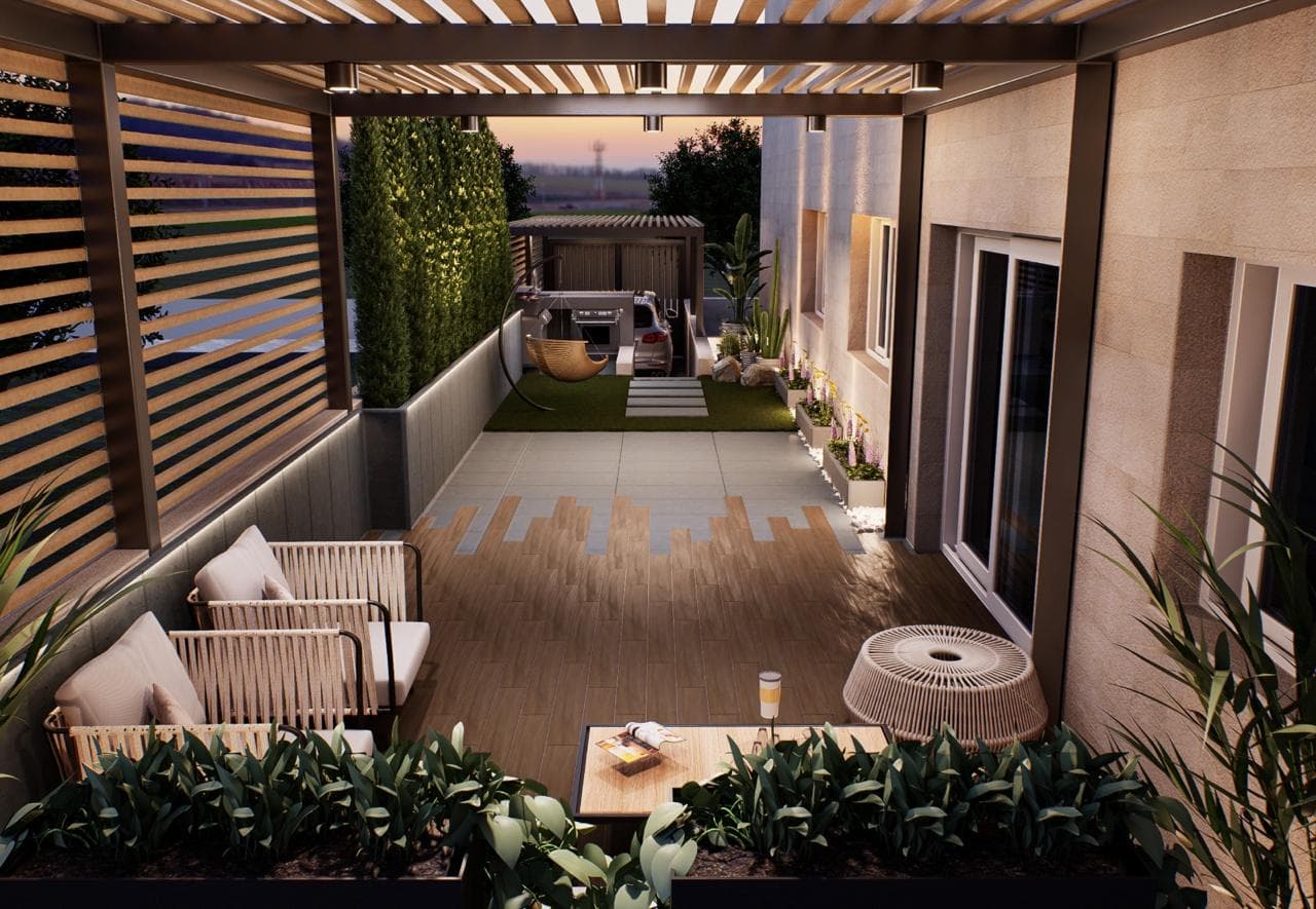 Shawabkeh Terrace landscape design in Amman, Jordan — 1
